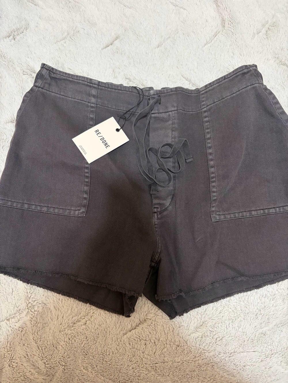 RE/DONE Drawstring Beach Shorts